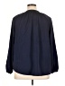 Old Navy 100% Polyester Blue Long Sleeve Blouse Size XL - photo 2