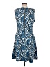 MICHAEL Michael Kors Paisley Blue Casual Dress Size 12 - photo 2