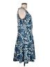MICHAEL Michael Kors Paisley Blue Casual Dress Size 12 - photo 4