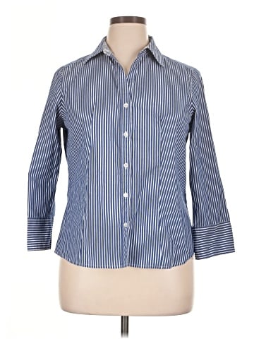 Cathy Daniels 3/4 Sleeve Button-Down Shirt (view 1)