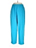 Susan Graver Solid Blue Track Pants Size 1X - photo 1