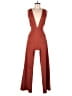 Dollhouse Solid Brown Jumpsuit Size 7 - 8 - photo 1