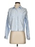 Assorted Brands 100% Cotton Stripes Blue Long Sleeve Button-Down Shirt Size XS - photo 1