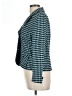 Carlisle 100% Acetate Houndstooth Teal Blazer Size 12 - photo 5