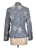 Bigio Collection Stars Gray Blue Blazer Size 10 - photo 2
