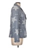 Bigio Collection Stars Gray Blue Blazer Size 10 - photo 4