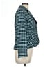 Carlisle 100% Acetate Houndstooth Teal Blazer Size 12 - photo 4