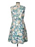Vince Camuto Floral Blue Cocktail Dress Size 12 - photo 2