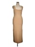 Endless Rose Solid Tan Casual Dress Size XL - photo 1