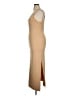 Endless Rose Solid Tan Casual Dress Size XL - photo 5