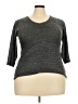 Derek Heart Gray 3/4 Sleeve T-Shirt Size 2X - photo 1
