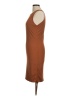 BTFBM Solid Brown Casual Dress Size M - photo 5