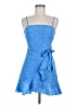 Blossom Polka Dots Blue Cocktail Dress Size 6 - photo 1