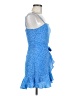 Blossom Polka Dots Blue Cocktail Dress Size 6 - photo 4