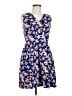 OAK Floral Blue Casual Dress Size M - photo 1