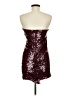 Cider Burgundy Cocktail Dress Size M - photo 2