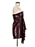 Cider Burgundy Cocktail Dress Size M - photo 4