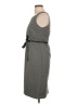 Studio 1 100% Polyester Solid Gray Casual Dress Size 6 - photo 5