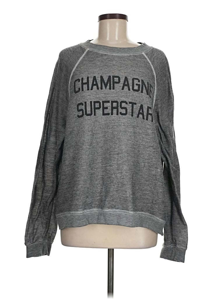Pre-owned Wildfox Sweatshirt In Gray