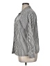 Sag Harbor Stripes Silver Black Long Sleeve Button-Down Shirt Size 14 - photo 5