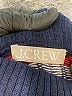 J.Crew Chevron-herringbone Blue Turtleneck Sweater Size L (estimated) - photo 7