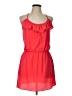 Miami 100% Nylon Red Casual Dress Size L - photo 1