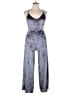 Snap Tie-dye Gray Jumpsuit Size XL - photo 1