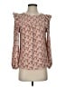 Ann Taylor LOFT Red 3/4 Sleeve Blouse Size XXS - photo 1