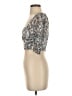 Minkpink Silver 3/4 Sleeve Top Size XS - photo 5