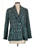 Rachel Zoe Tweed Teal Blazer Size M - photo 1