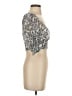 Minkpink Silver 3/4 Sleeve Top Size XS - photo 4