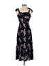 Paige Floral Black Cocktail Dress Size S (estimated) - photo 1