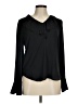 Ann Taylor 100% Polyester Black Long Sleeve Blouse Size M - photo 1