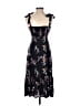Paige Floral Black Cocktail Dress Size S (estimated) - photo 2