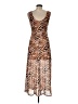 Louna Animal Print Brown Casual Dress Size M - photo 2
