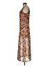 Louna Animal Print Brown Casual Dress Size M - photo 5