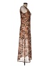 Louna Animal Print Brown Casual Dress Size M - photo 4