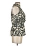 The Limited 100% Polyester Ivory Sleeveless Blouse Size S - photo 4