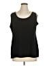 Clara Sun Woo Black Sleeveless Blouse Size 1X - photo 1