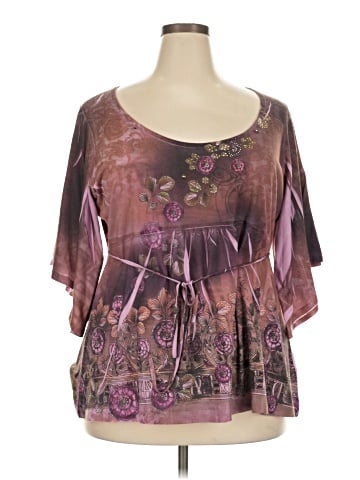 DressBarn 3/4 Sleeve T-Shirt (view 1)