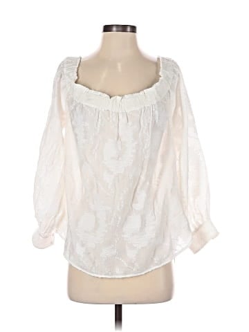 Elizabeth and James 3/4 Sleeve Blouse (view 1)