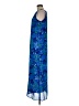 All That Jazz 100% Polyester Paisley Blue Casual Dress Size 9 - 10 - photo 5