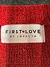 First Love 100% Viscose Metallic Red Pullover Sweater Size S - photo 7