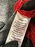 First Love 100% Viscose Metallic Red Pullover Sweater Size S - photo 8