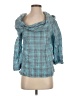 Finley Teal 3/4 Sleeve Blouse Size XS - photo 1
