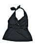 Leilani Solid Black Swimsuit Top Size 6 - photo 2