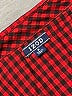 IZOD Checkered-gingham Red Long Sleeve Button-Down Shirt Size M - photo 7