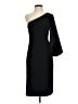 Milly Solid Black Cocktail Dress Size 4 - photo 1