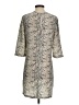 Equipment 100% Silk Silver Casual Dress Size S - photo 2