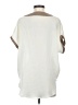 Melissa Paige 100% Polyester Ivory Short Sleeve Top Size S - photo 2